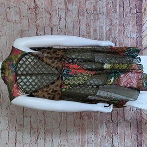 Soft Surroundings Colorful Shawl Cardigan